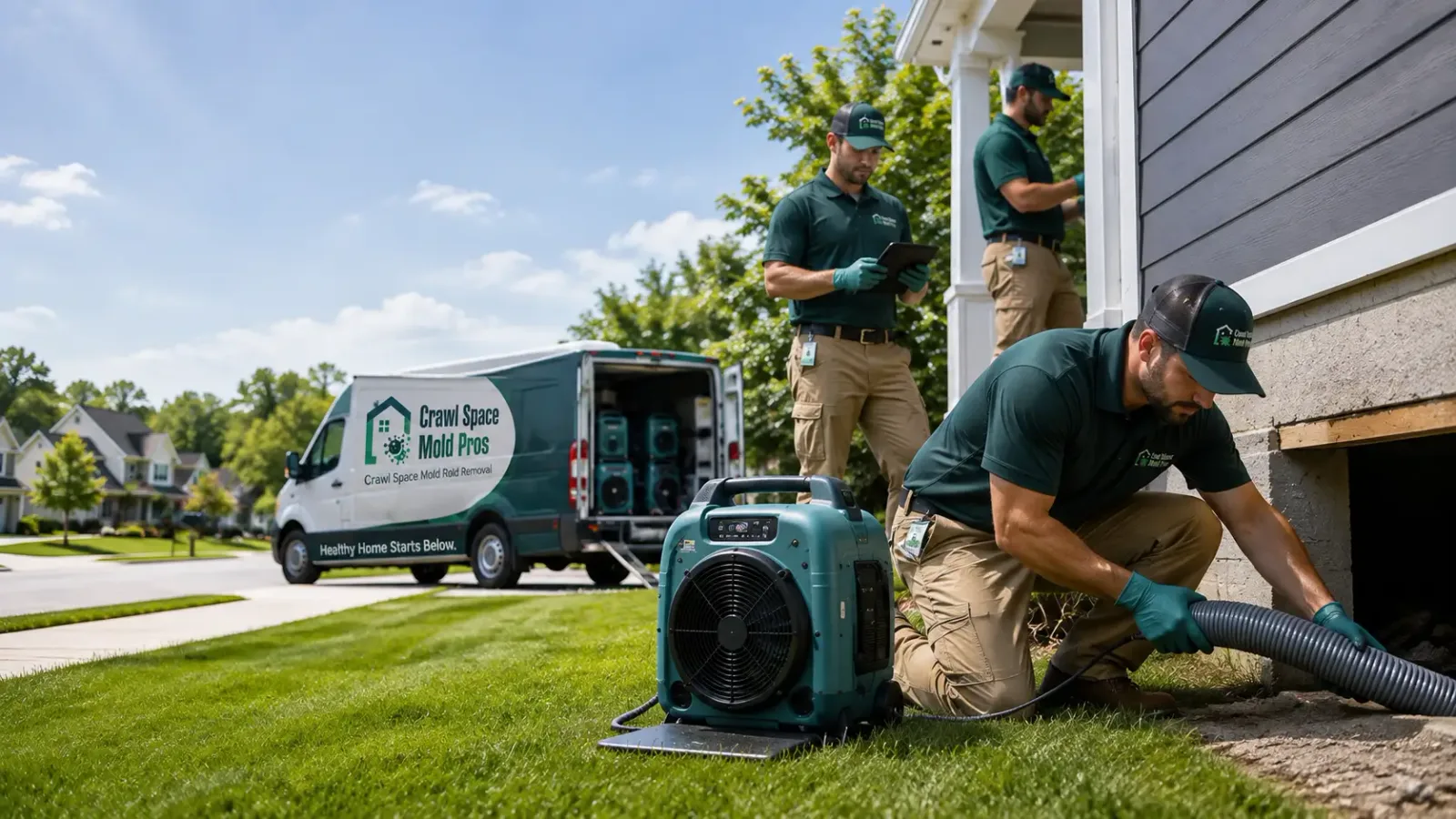 Crawl Space Mold Removal in Towanda, IL
